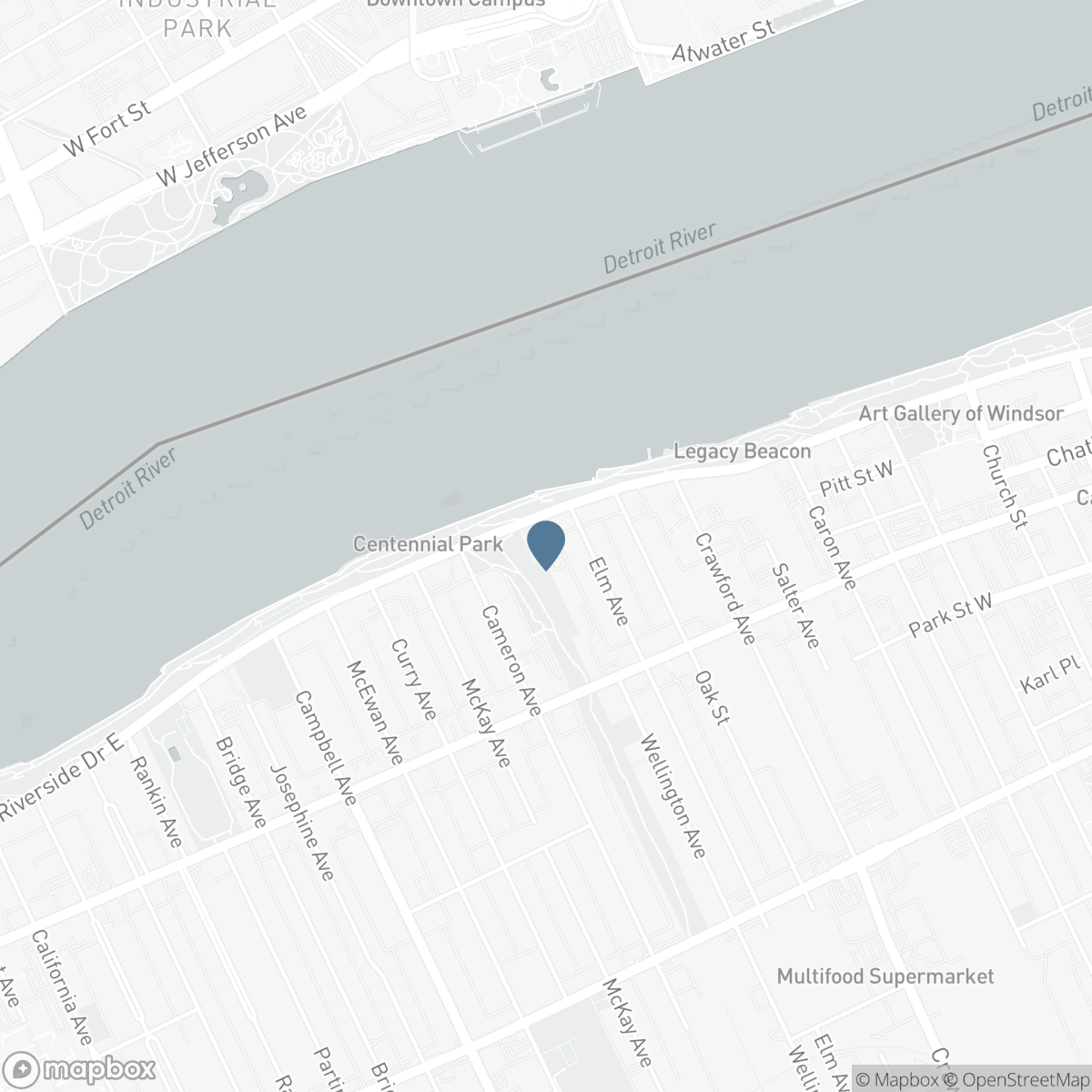 1225 RIVERSIDE DR W Unit# 601, Windsor, Ontario N9A 0A2